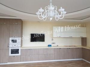 Современный кухонный гарнитур. Фасад Плита TSS Cleaf /Эмаль глянец Современный кухонный гарнитур. Фасад Плита TSS Cleaf /Эмаль глянец